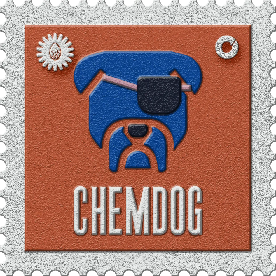 Stamp No 06 Sticker: the design on a kiss-cut stickers